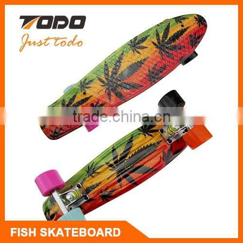 Lightweight Mini Cruiser Fish Skateboard