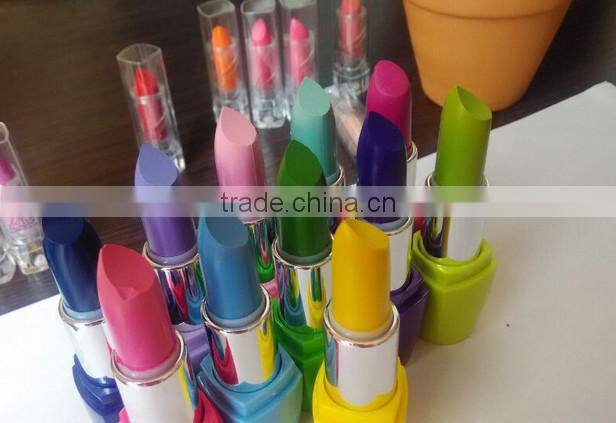 Wholesale High Quanlity Sexy Safe Black Purple Colors Brands Natural Matte Waterproof Lipstick