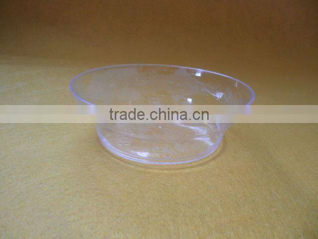 Disposable plastic bowl