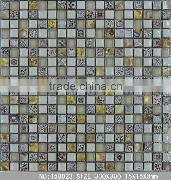 Washable Mix Pattern Ceramic Mosaic Tile