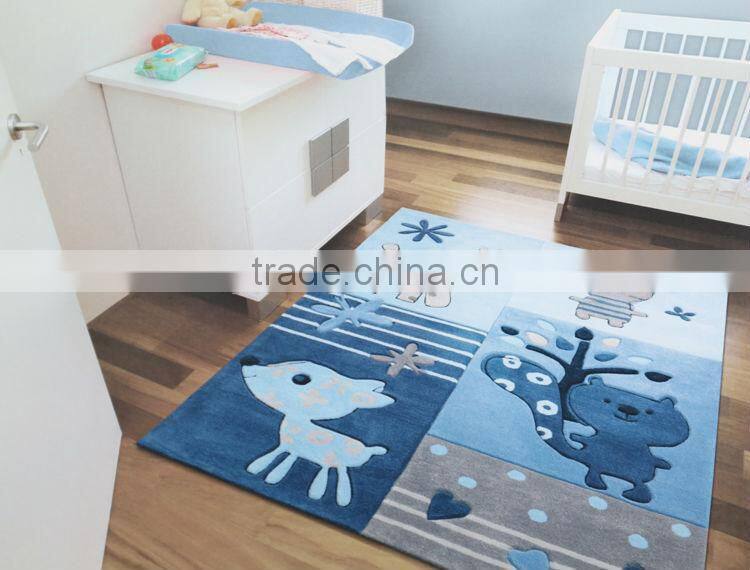 Modern design kids bedroom carpets with cartoon pattern