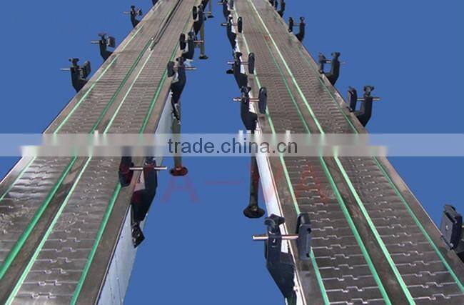 Factory Customized Doule Lane Steel Belt Conveyor Line for Packed Glass