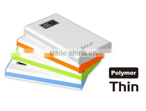Mobile power bank, LCD interface with dual USB output, actual remaining power 1%