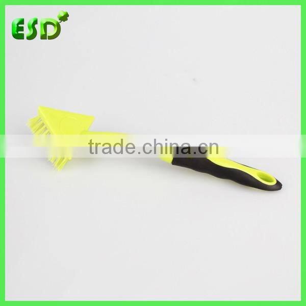 ESD Soft Grip Durable Square Plastic Kitchen Utensil Brush