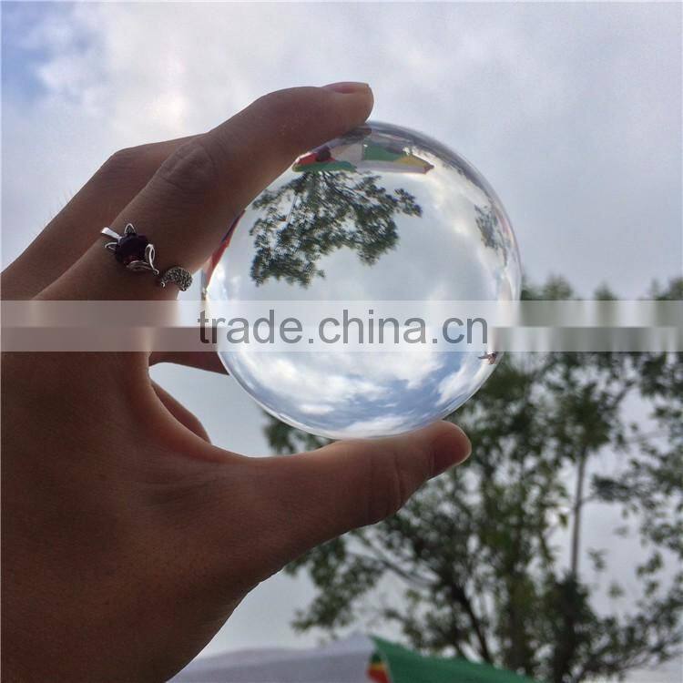 Natural Polished 100% Transparent Clean Clear Quartz Crystal Ball Sphere