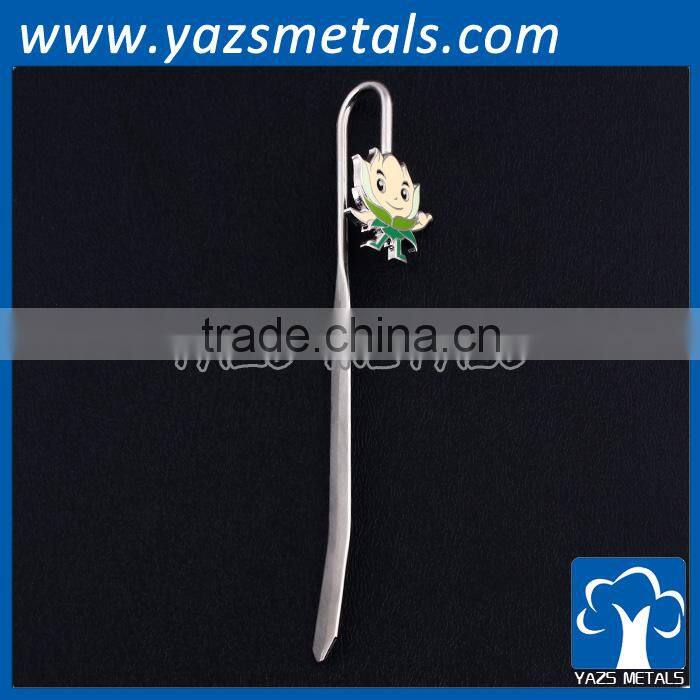 custom engrave metal cheap bookmark design