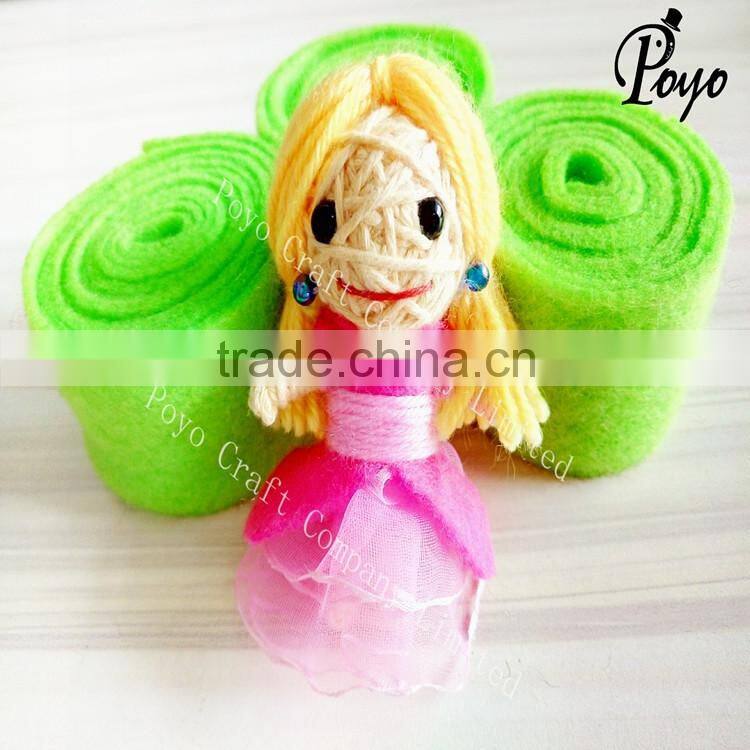 fashion beautiful girl voodoo doll bag pendant