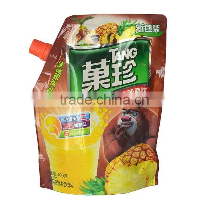 reusable spout pouch for drink packaging