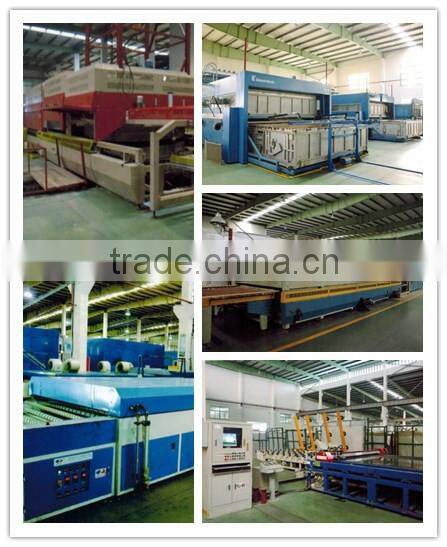 Fixed closed curved solid glass window for coach bus, mini-bus and commercial vehicles