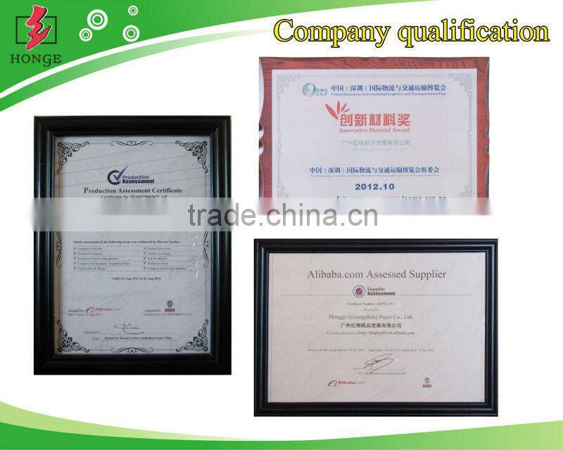 3.Offset printing surface handling and paper material gold foil printed cardboard tube for red wine bottle