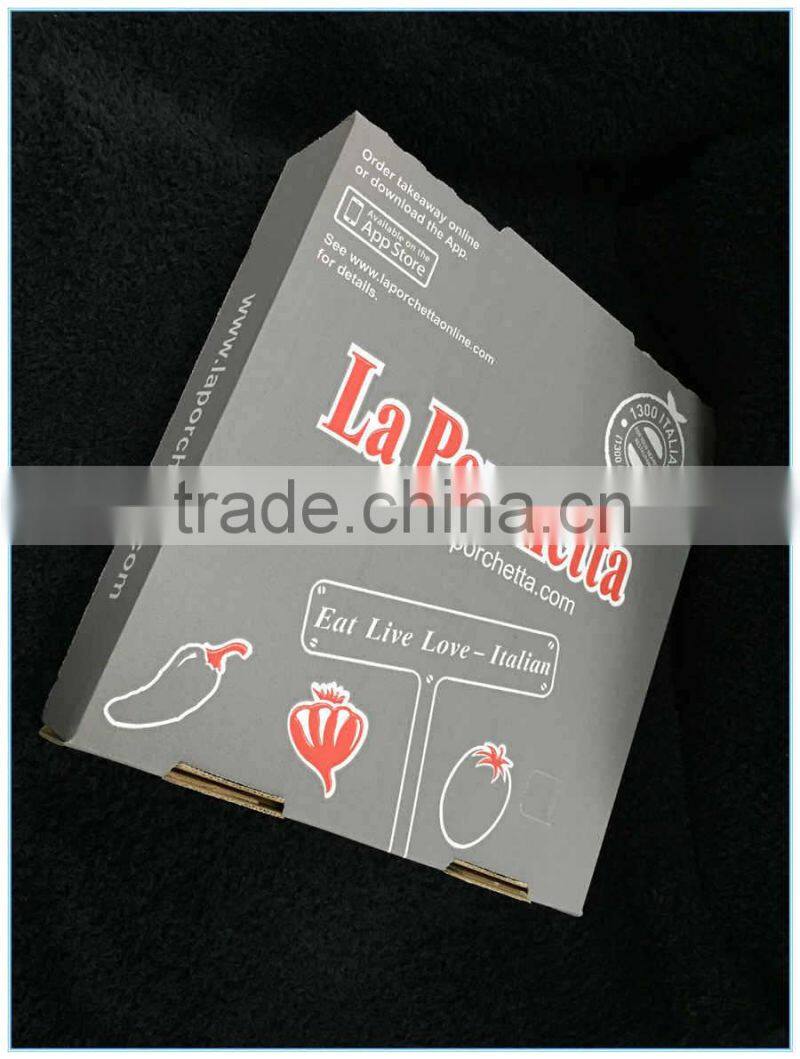 corrugated paper cheap pizza boxes