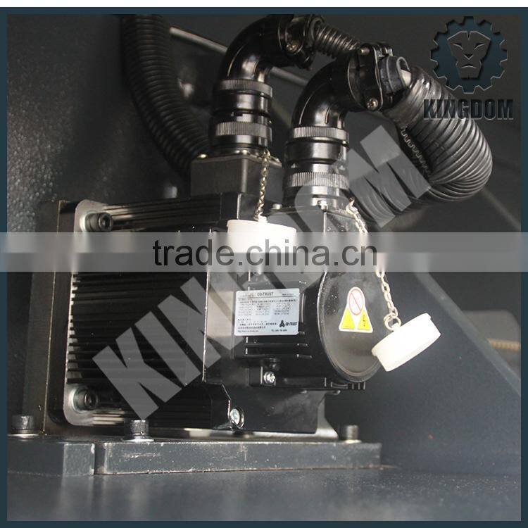 Kingdom QC12Y swing cnc hydraulic shearing machine
