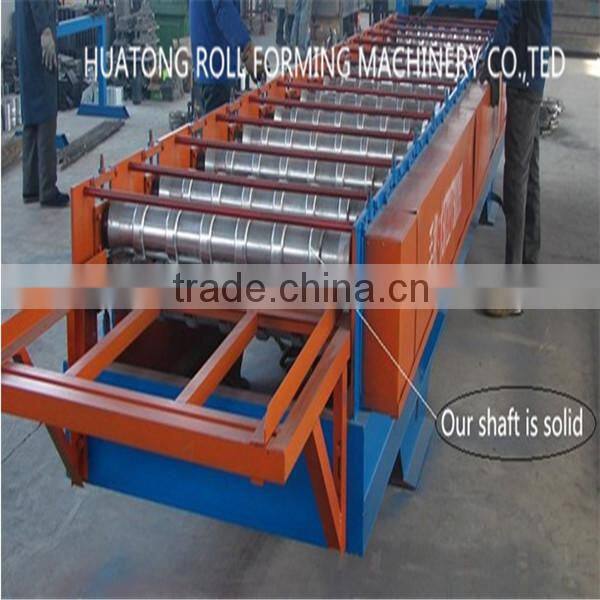 HT 760 hydraulic color steel metal sheet roof roller forming machine