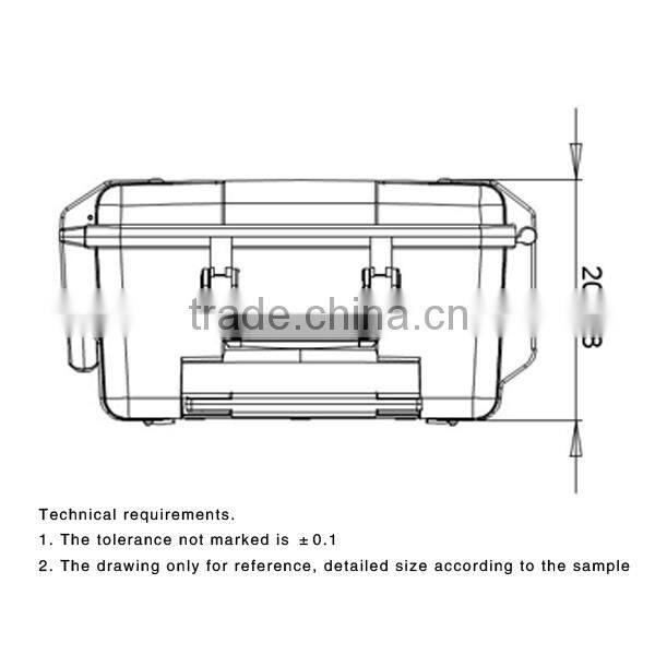 IP67 waterproof hard transporte case