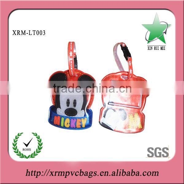 Promotional pvc name tag with lanyard
