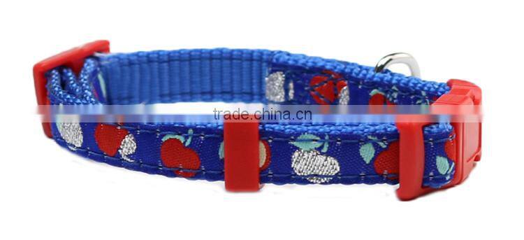 Chi-buy Best Apple Nylon Dog Collar Decorative Dog Collars Free Shipping on order 49usd