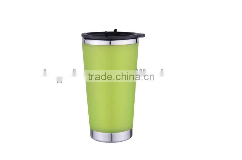 stainless steel travel auto mug 450ml thermo mug