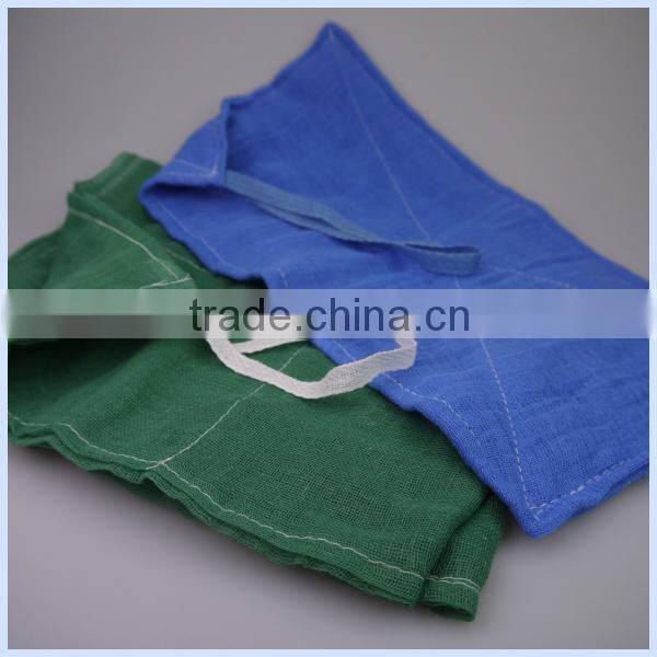 blue medical abdominal swabs