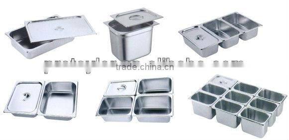 Stainless steel 1/1 American type gastronom pan