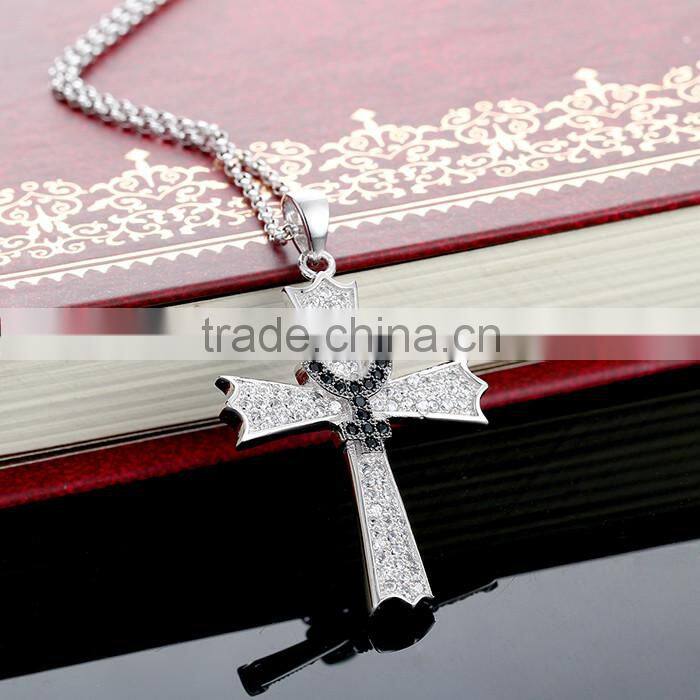 new products 2016 925 sterling silver black stone pendant jewelry