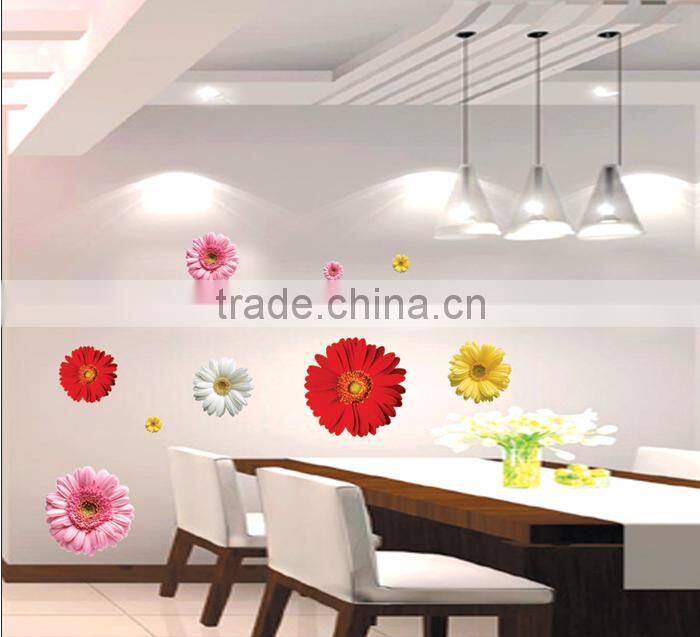 Home Decor PVC Sunflower Stickers Sunflower Sticker Designs
