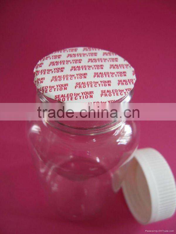 High quality PET HDPE induction aluminum foil packaging