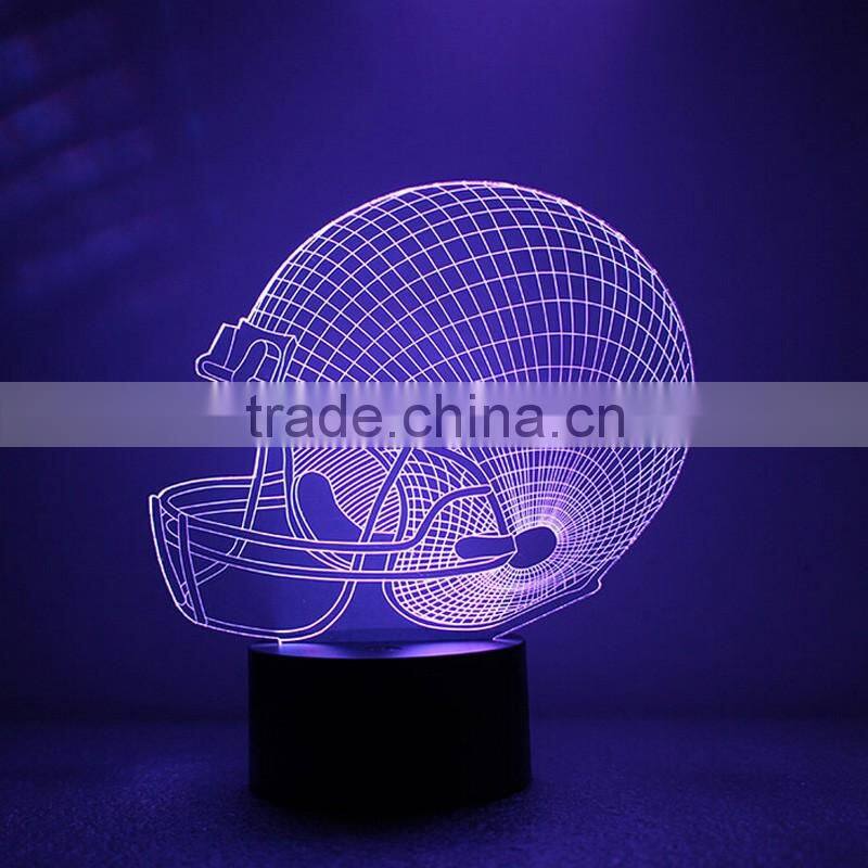 Customizable 7 Colors Light Flashing LED Night Light Creative Acrylic Decoration Night Light For Halloween Christmas