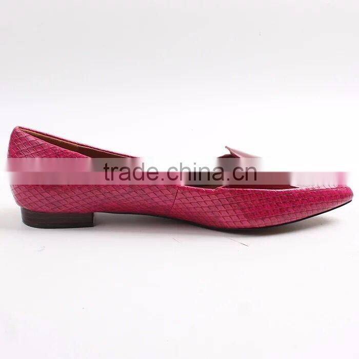 2016 wholesale shoes shoes wholesale ballerina shoes flat snake PU loafer shoes