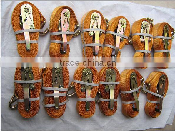 High strength Polyester Rachet lashing strap