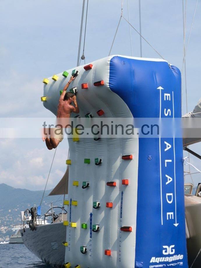 PVC inflatable water Rock climbing walls for pool
