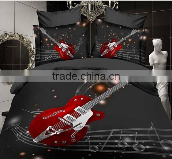 Comforter Microfiber Printed 3D bed set polyester fashion queen size kids duvet cover wholesale cheap