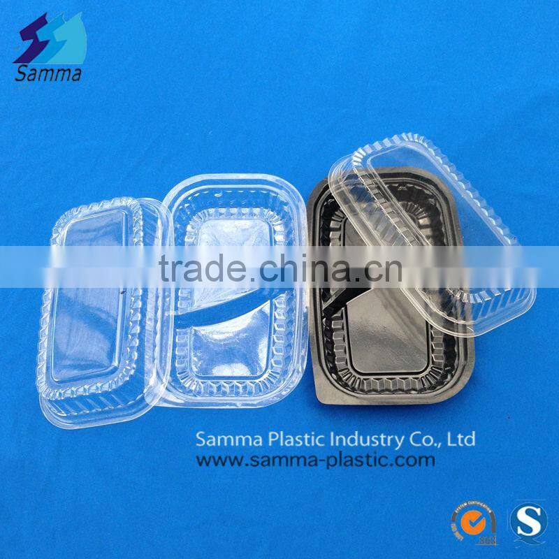 SM3-4101 disposable plastic container,plastic blister box,sushi box
