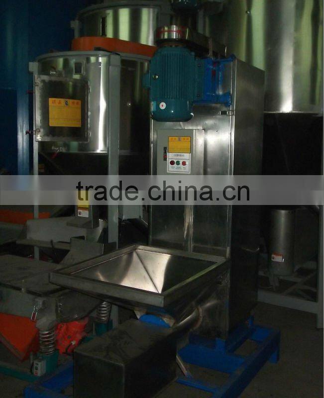 plastic drier 1000kg/h of dewatering machine UK sales