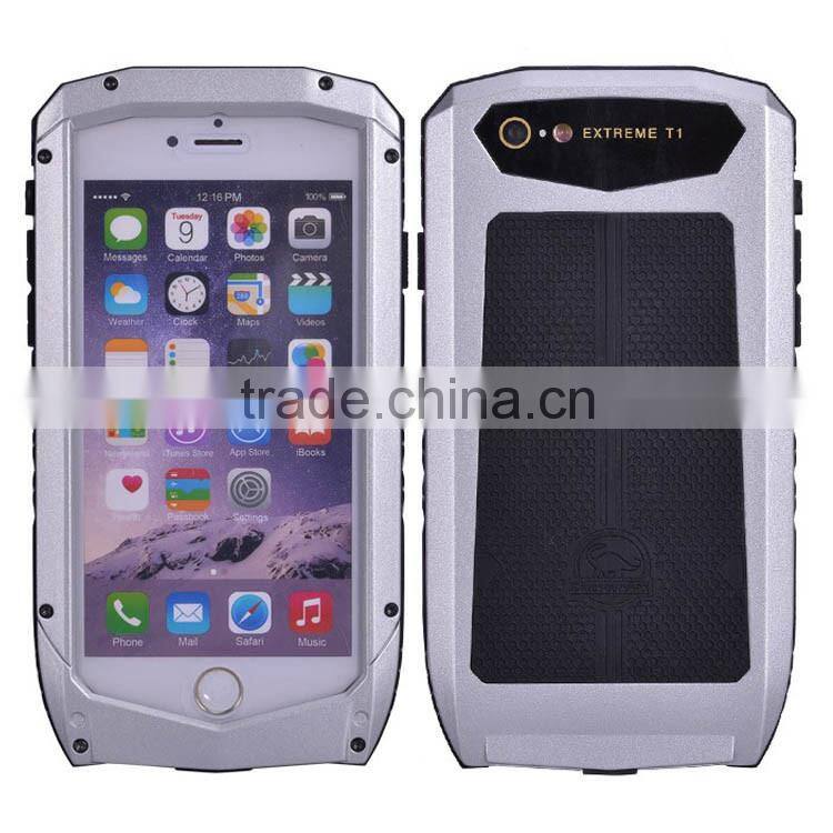 New Anti-Waterproof Metallic Case for iPhone 6 6S Shockproof Cover Casing for iPhone 6