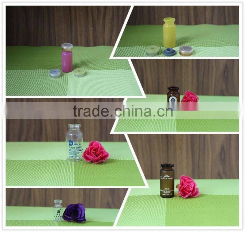 Injectable pharmaceutical glass bottle with double cap bottles for pill bottle with flip top cap