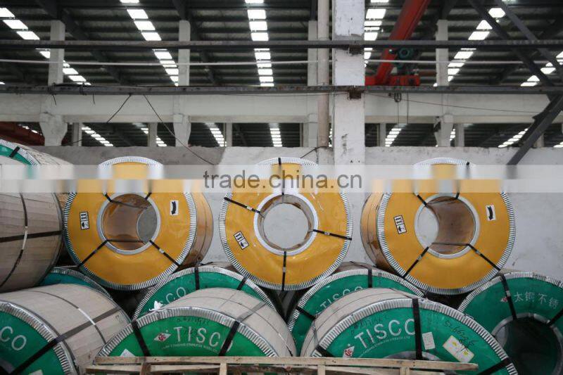 Prime Quality Tiso 304 304L 316 316L 430 410 stainless steel coil price