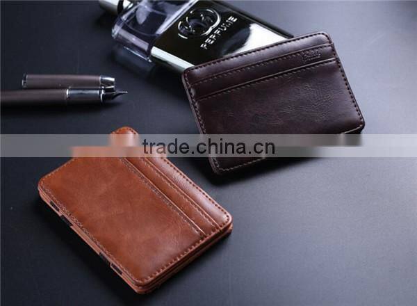 Hot sale best quality magic wallet vintage leather