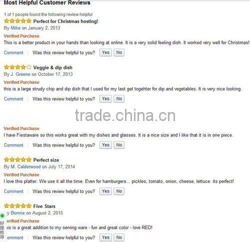 Rectangular Melamine Handled Serving Tray