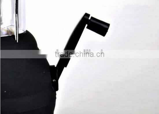 Hand-operated generating LED lighting