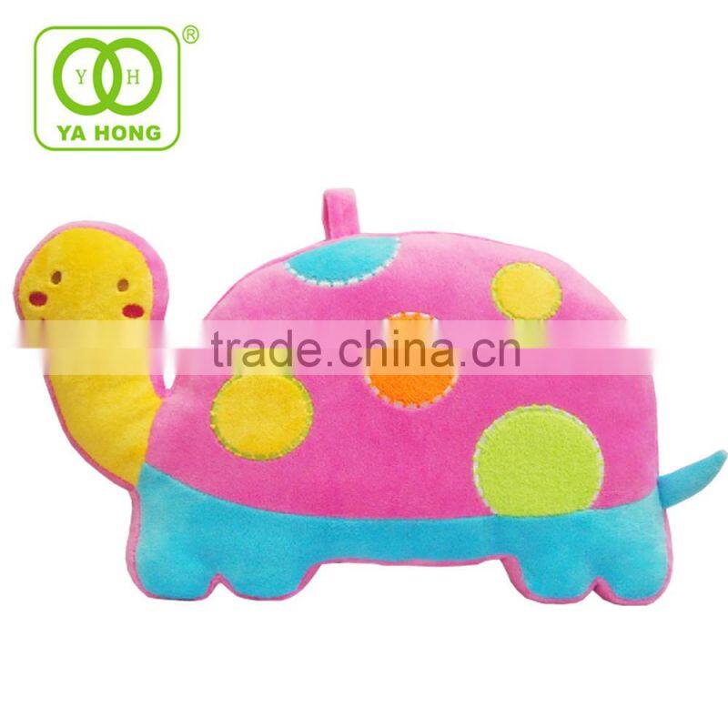 China custom plush flower shape pillow with tiger pattern