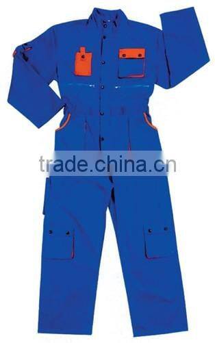 High quality blue coverall engineering uniform workwear