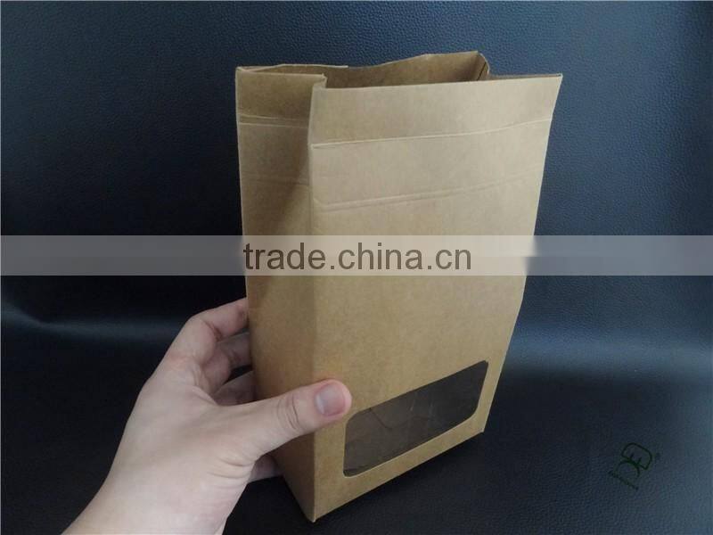 Food grade kraft paper cookie box with window