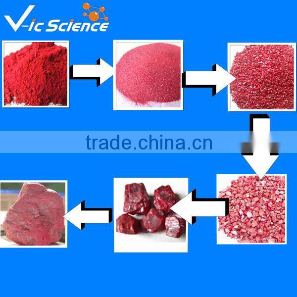 Cinnabar,Mineral specimen.Vermilion