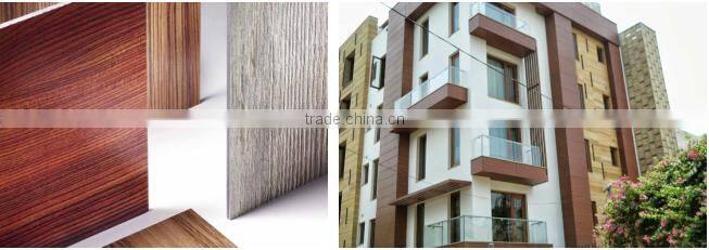 wood texture aluminum composite panel