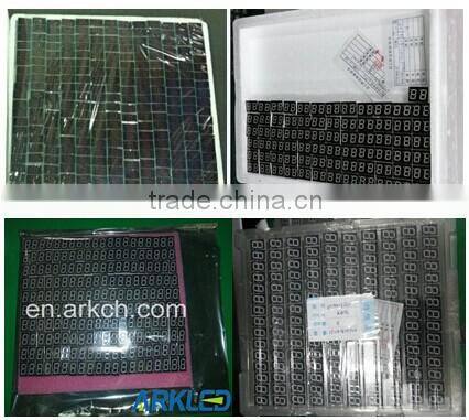 Small Size 0.30'' 7 segment led display 4 digit in pure green color