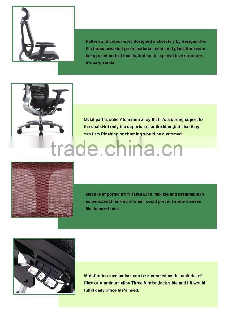 Hot sell executive office chair with footrest