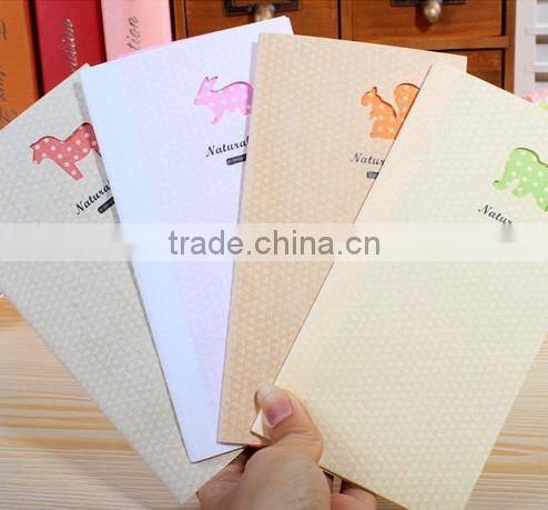 Die Cut Cover Paper Notebook/2016 Promotional notepad