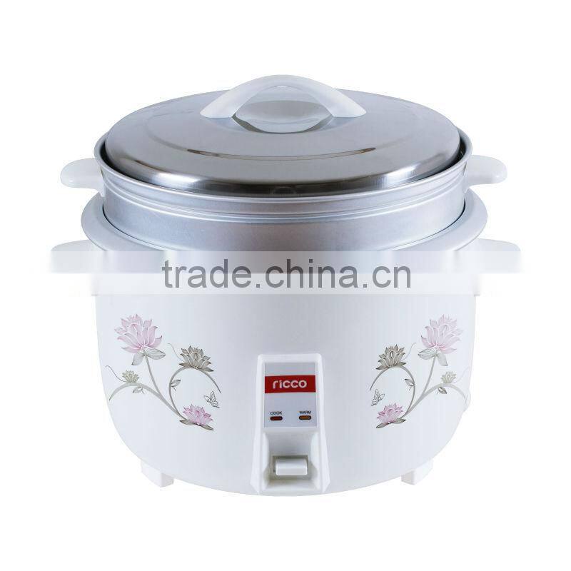 big size rice cooker with with aluminum steamer rice cooker