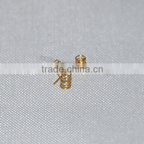 Conical stainless steel battery spring