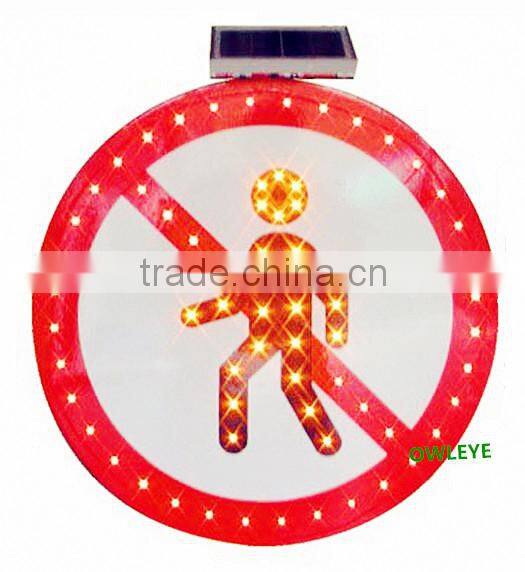 Solar LED Traffic Road Sign,solar traffic signal light